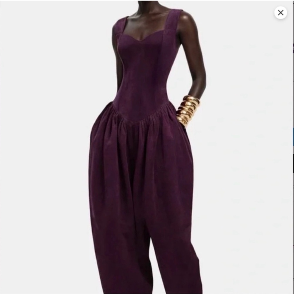 Hanifa Eggplant Jumpsuit